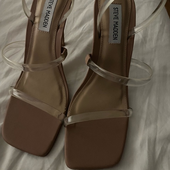 Steve Madden stewpot clear heels - Picture 3 of 4